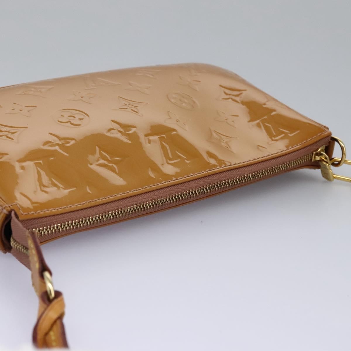 Louis Vuitton Pochette Accessoires Patent Leather Pink Patent_Leather Bag (Pre-Owned)