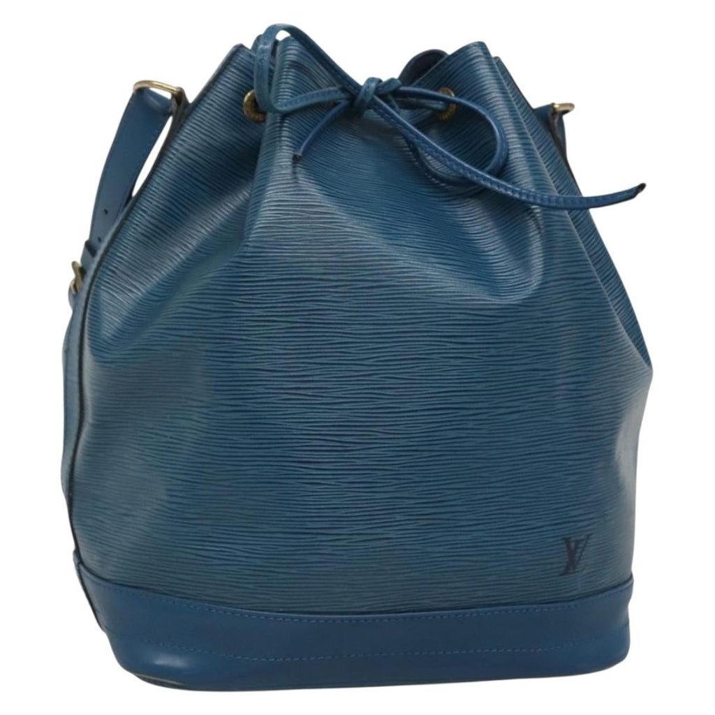 Louis Vuitton Noe Handbag Epi Leather Blue Leather Bag (Pre-Owned)