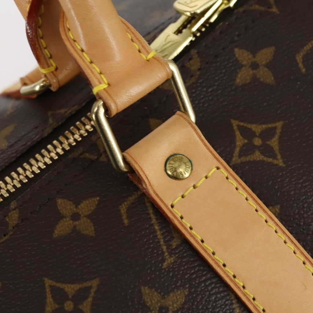 Louis Vuitton Keepall Bandouliere Bag Monogram Canvas Brown Canvas Bag (Pre-Owned)