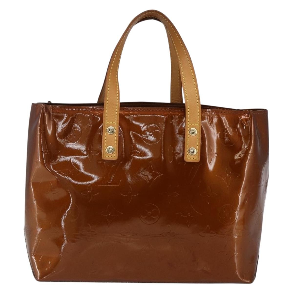 Louis Vuitton Reade Handbag Monogram Vernis Brown Patent_Leather Handbag (Pre-Owned)