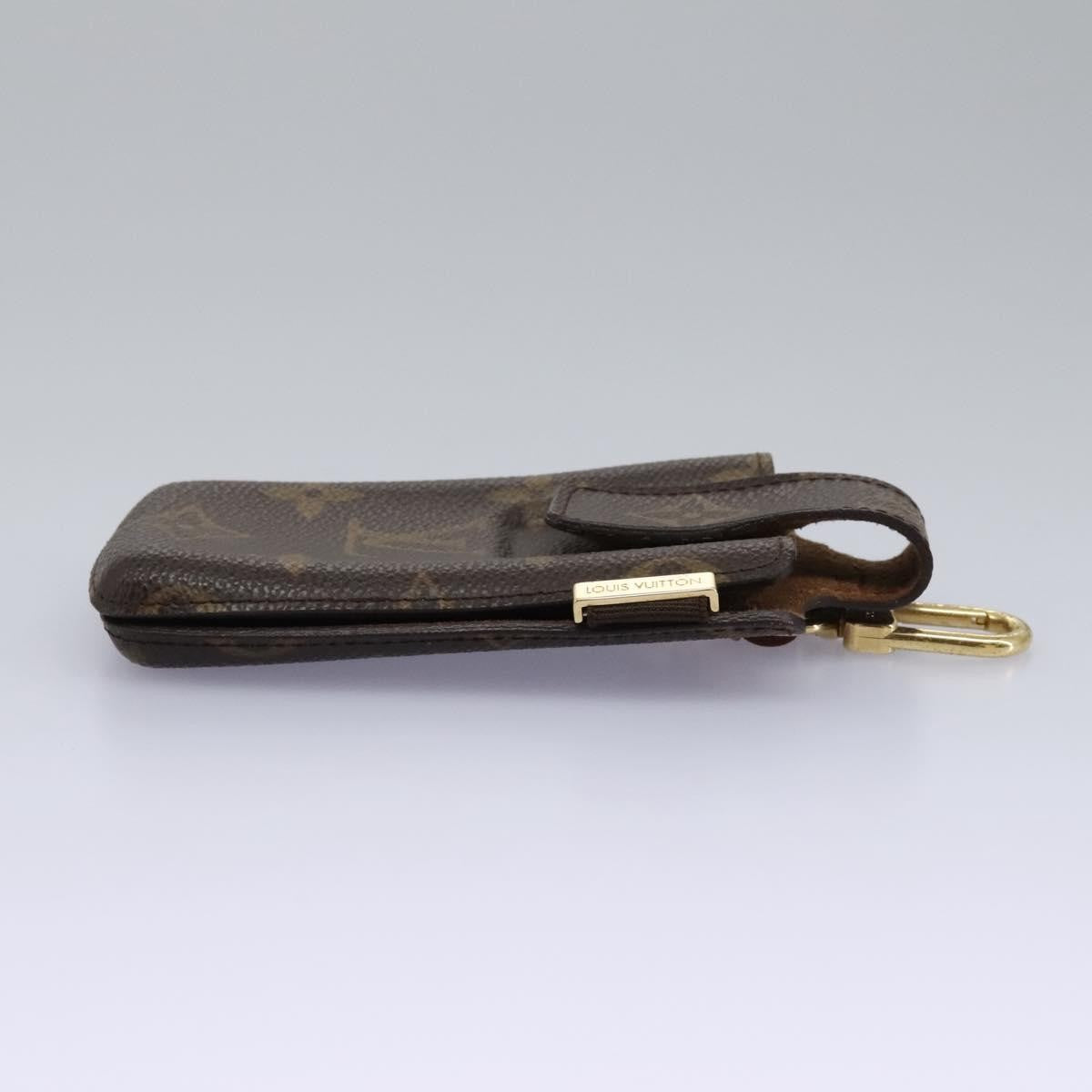 Louis Vuitton Étui Téléphone Monogram Canvas Brown Canvas Tech Accessory Accessory (Pre-Owned)