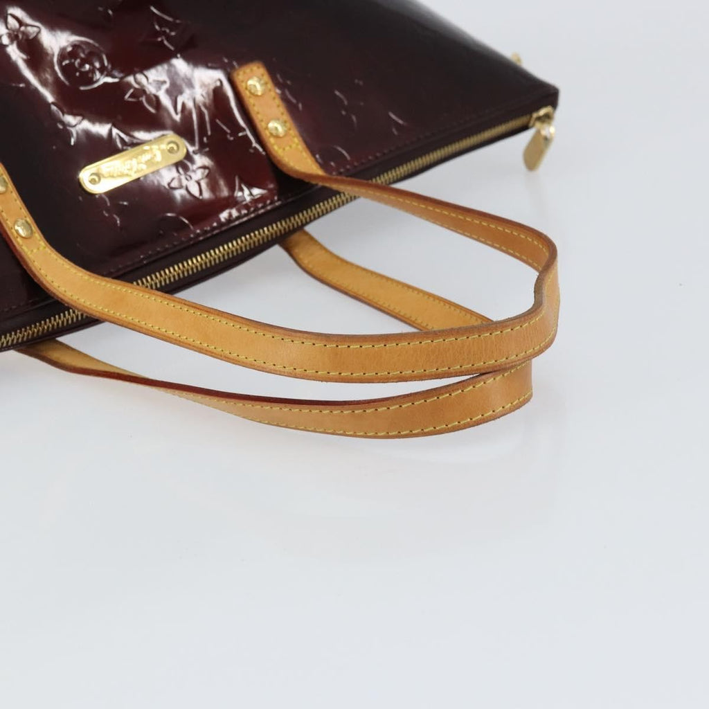 Louis Vuitton Bellevue Handbag Monogram Vernis Brown Patent_Leather Tote Bag Bag (Pre-Owned)