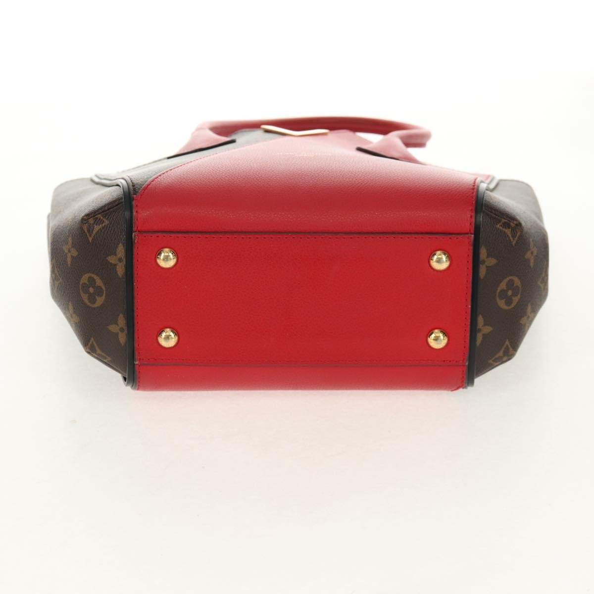 Louis Vuitton Kimono Handbag Monogram Canvas And Leather Red Canvas Handbag (Pre-Owned)