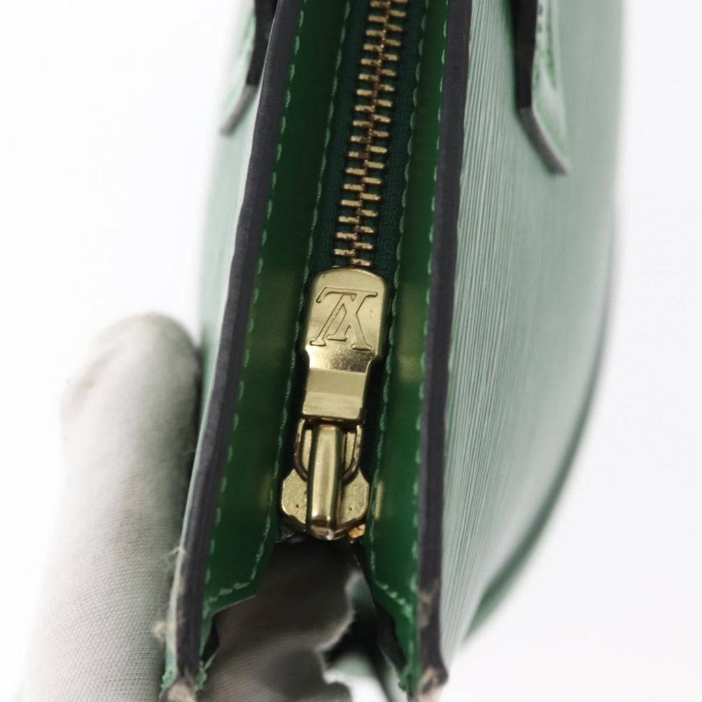 Louis Vuitton Saint Jacques Handbag Epi Leather Green Epi Leather Handbag (Pre-Owned)