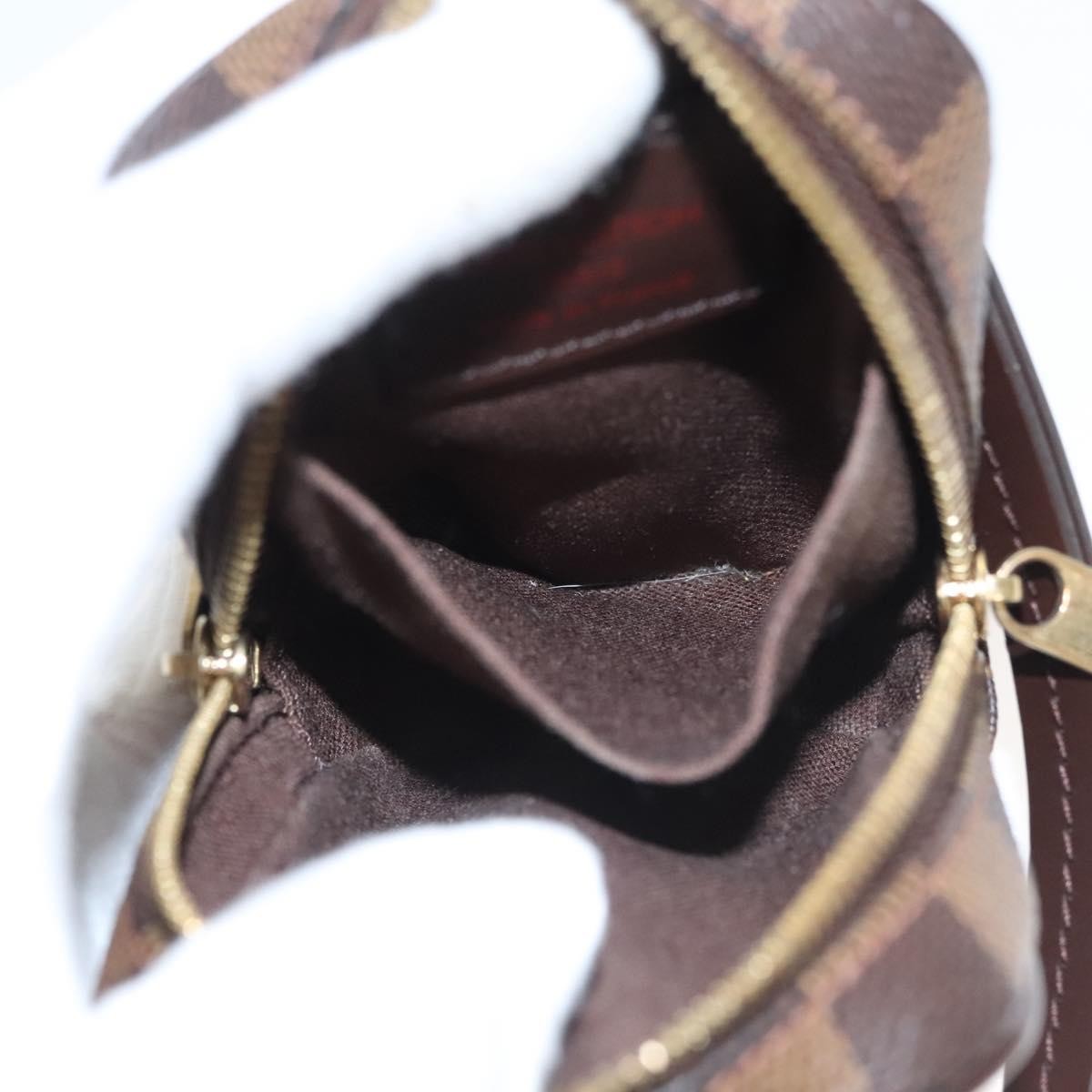 Louis Vuitton Etui Okapi Camera Case Damier Brown Canvas Bag (Pre-Owned)