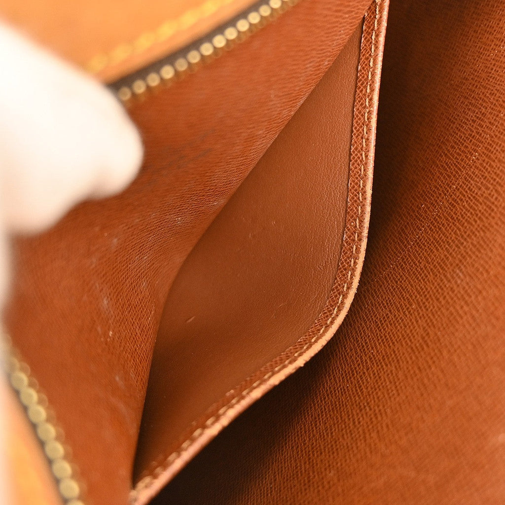 Louis Vuitton Drouot Handbag Monogram Canvas Brown Canvas Shoulder Bag Bag (Pre-Owned)