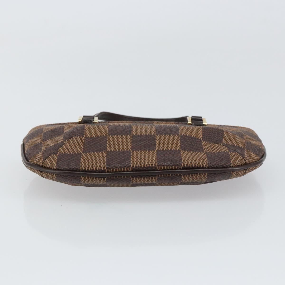 Louis Vuitton Manosque Pochette Damier Brown Canvas Clutche & Pouche Bag (Pre-Owned)