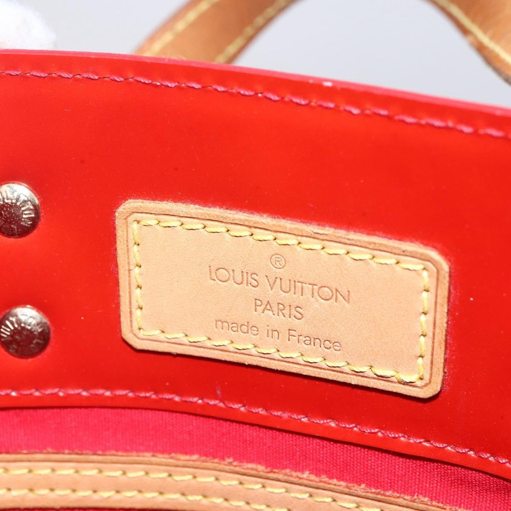 Louis Vuitton Reade Handbag Monogram Vernis Red Patent_Leather Handbag (Pre-Owned)