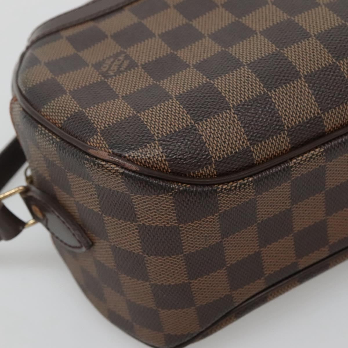 Louis Vuitton Blois Handbag Monogram Canvas Brown Canvas Shoulder Bag Bag (Pre-Owned)