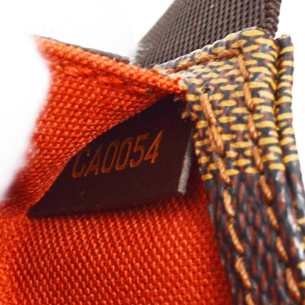 Louis Vuitton Geronimos Waist Bag Damier Brown Canvas Shoulder Bag Bag (Pre-Owned)