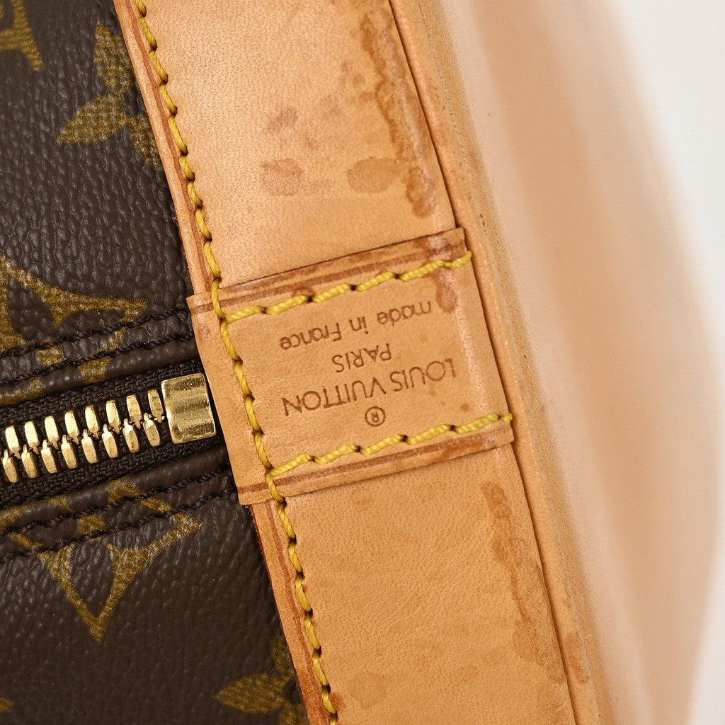 Louis Vuitton Alma Handbag Monogram Canvas Brown Canvas Handbag (Pre-Owned)