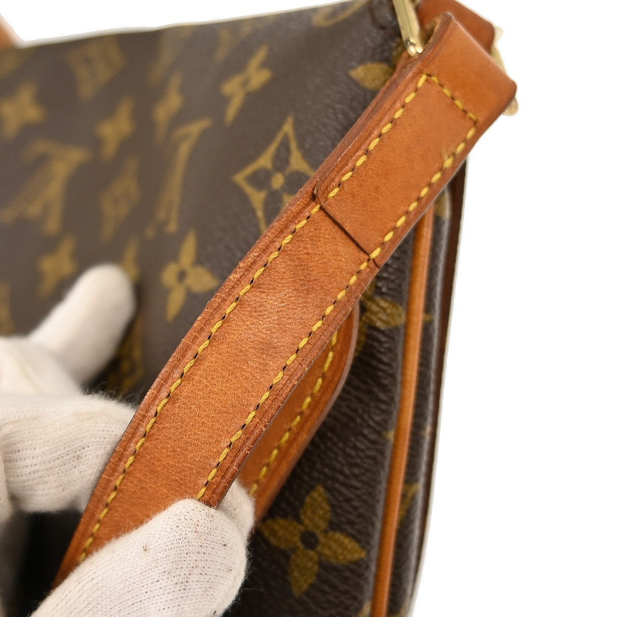 Louis Vuitton Musette Salsa Handbag Monogram Canvas Brown Canvas Shoulder Bag Bag (Pre-Owned)
