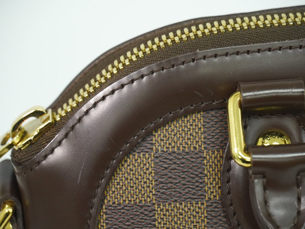 Louis Vuitton Trevi Handbag Damier Brown Canvas Handbag (Pre-Owned)