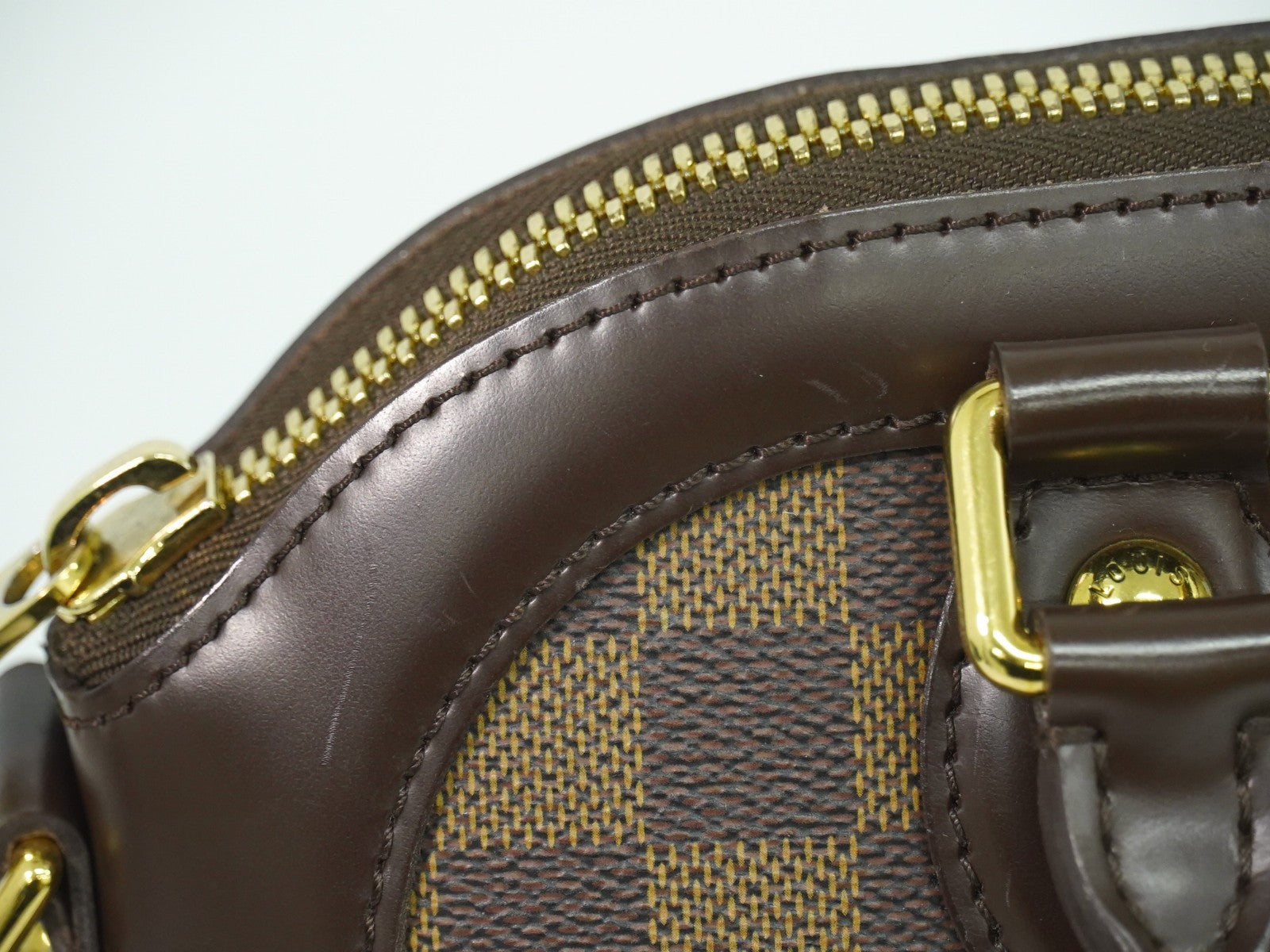 Louis Vuitton Trevi Handbag Damier Brown Canvas Handbag (Pre-Owned)