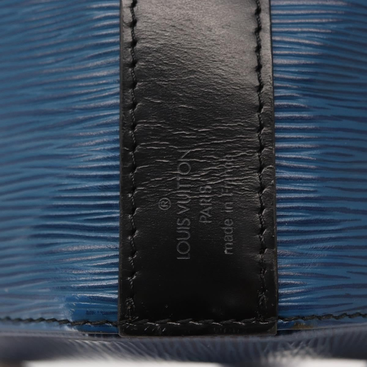 Louis Vuitton Vintage Sac D'epaule Handbag Epi Leather Blue Leather Shoulder Bag Bag (Pre-Owned)