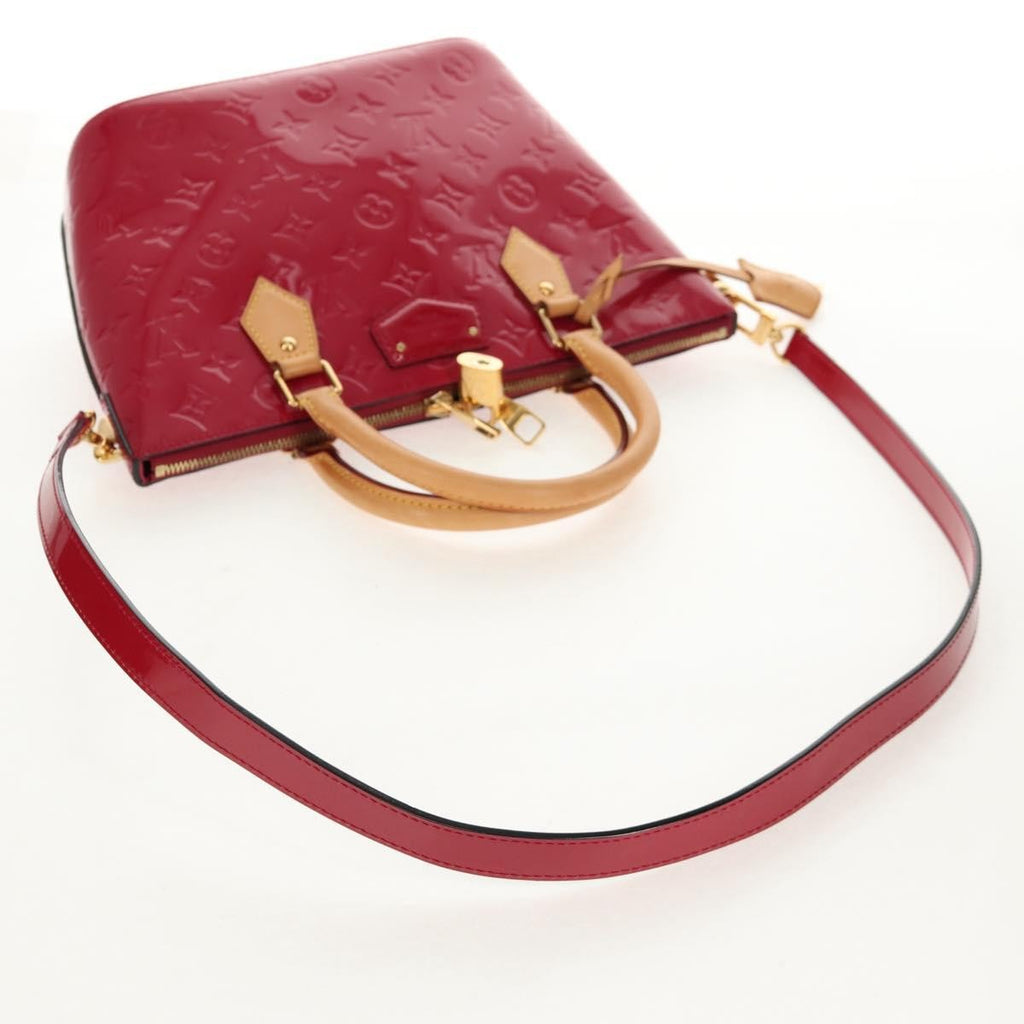 Louis Vuitton Montebello Handbag Monogram Vernis Pink Patent_Leather Handbag (Pre-Owned)