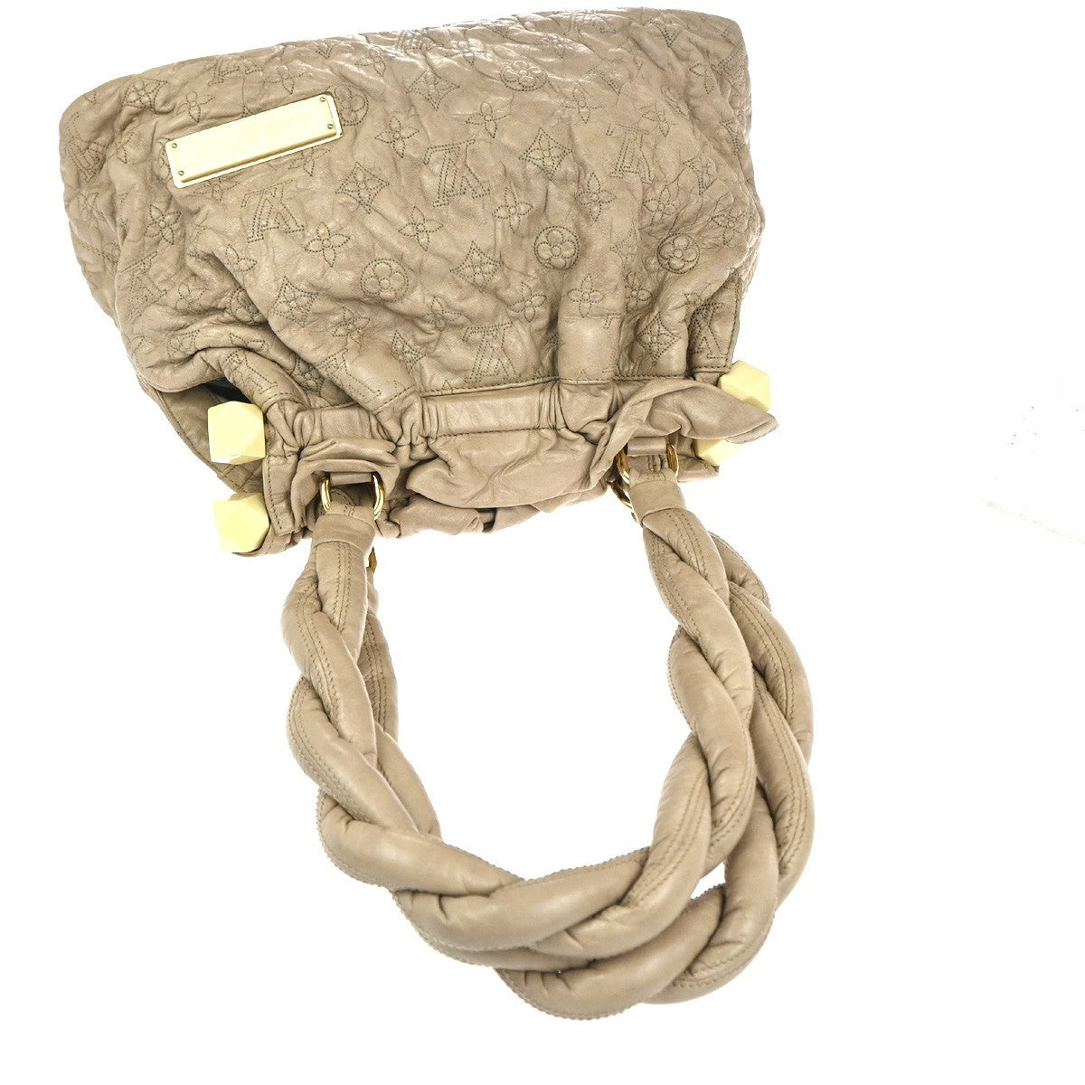 Louis Vuitton Olympe Stratus Handbag Limited Edition Monogram Lambskin Beige Leather Shoulder Bag Bag (Pre-Owned)