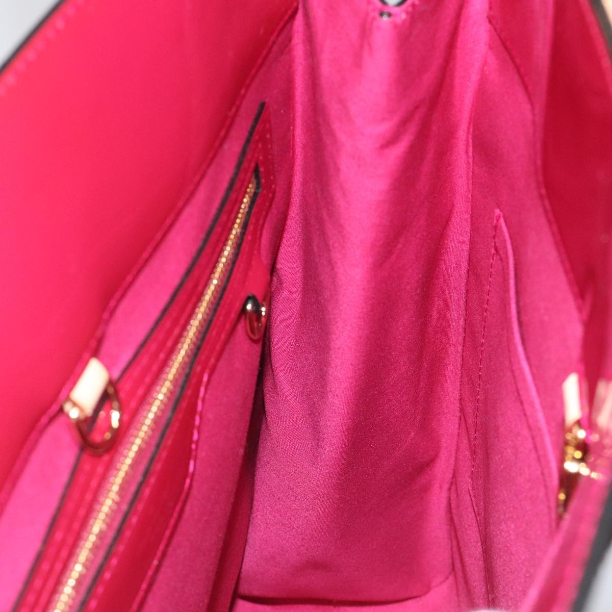 Louis Vuitton Catalina Handbag Monogram Vernis Pink Patent_Leather Bag (Pre-Owned)