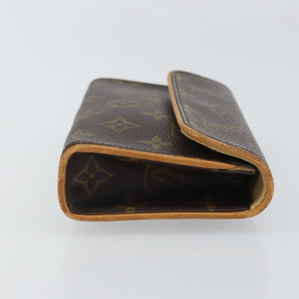 Louis Vuitton Florentine Waist Bag Monogram Canvas Brown Canvas Clutche & Pouche Bag (Pre-Owned)