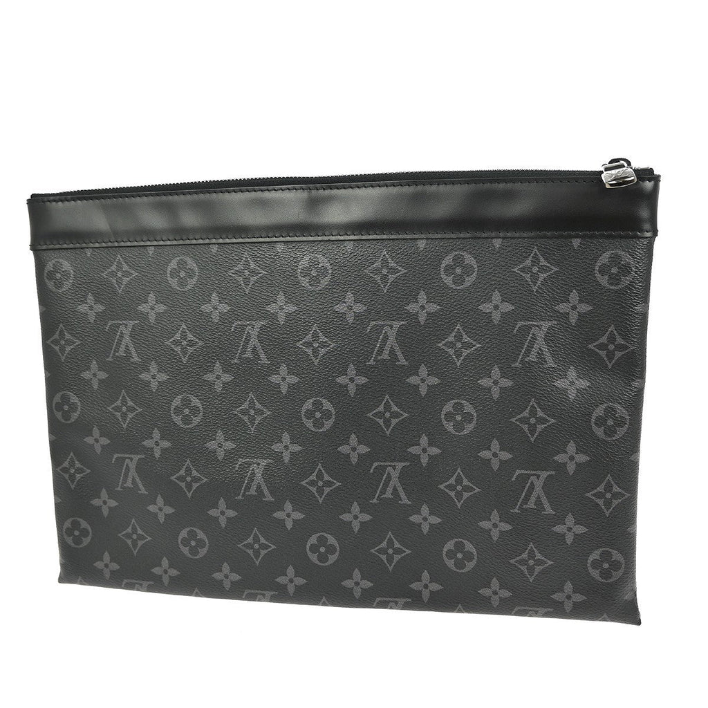Louis Vuitton Discovery Pochette Monogram Eclipse Canvas Black Canvas Clutche & Pouche Bag (Pre-Owned)
