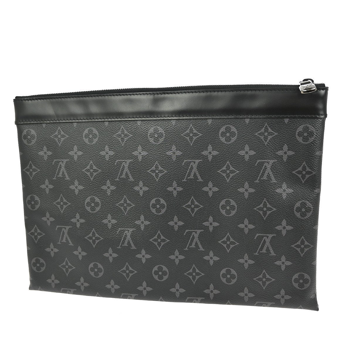Louis Vuitton Discovery Pochette Monogram Eclipse Canvas Black Canvas Clutche & Pouche Bag (Pre-Owned)