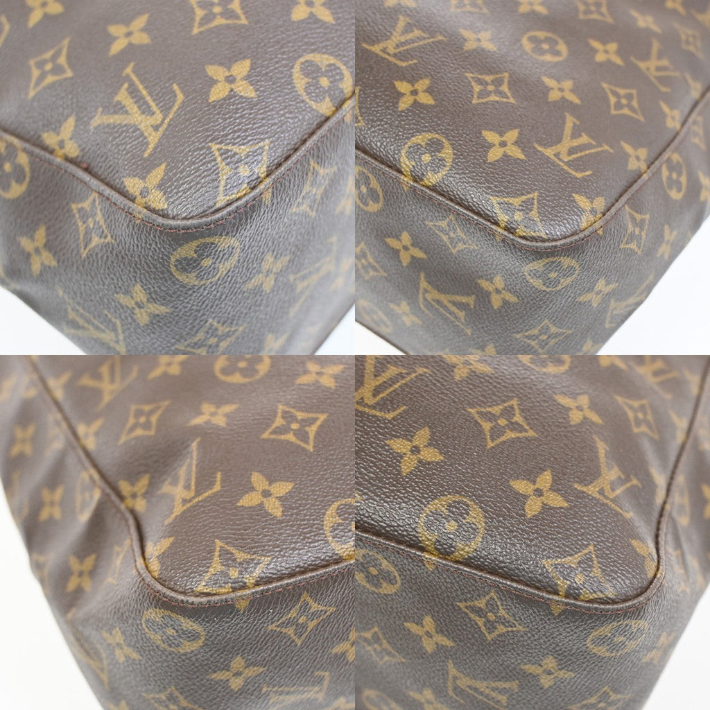 Louis Vuitton Monogram Looping Handbag Monogram Canvas Brown Canvas Shoulder Bag Bag (Pre-Owned)