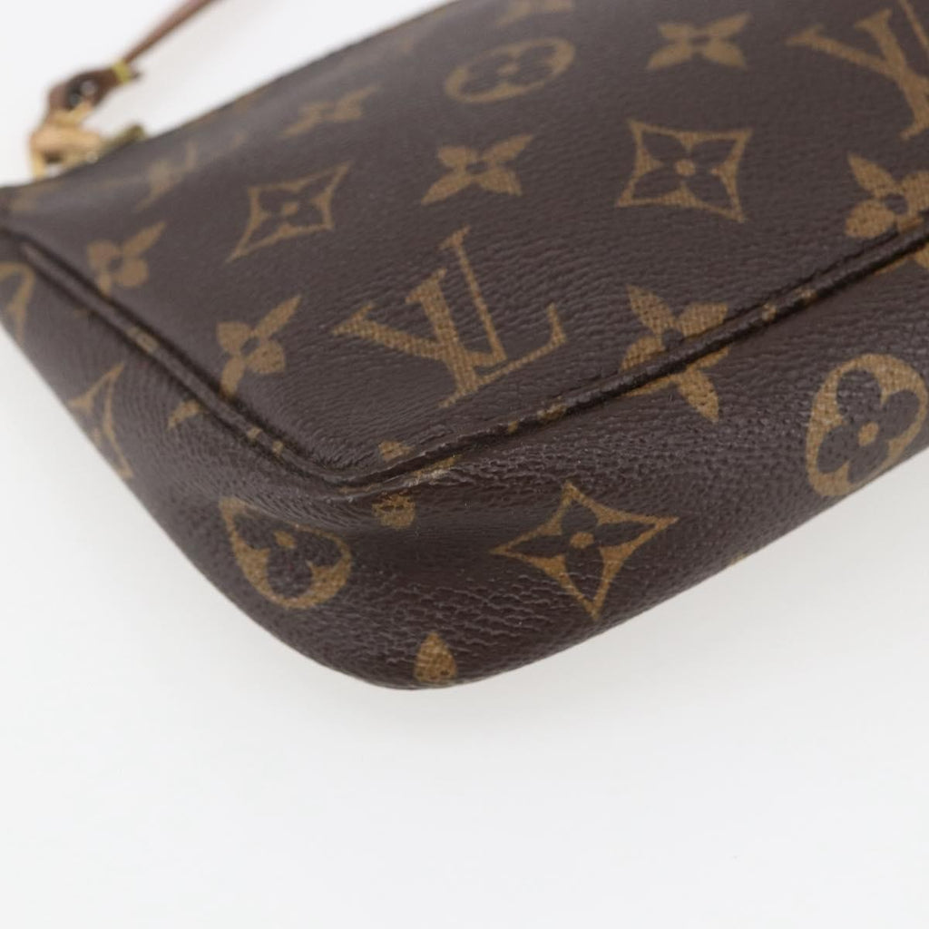 Louis Vuitton Pochette Accessoires Nm Monogram Canvas Brown Canvas Clutche & Pouche Bag (Pre-Owned)