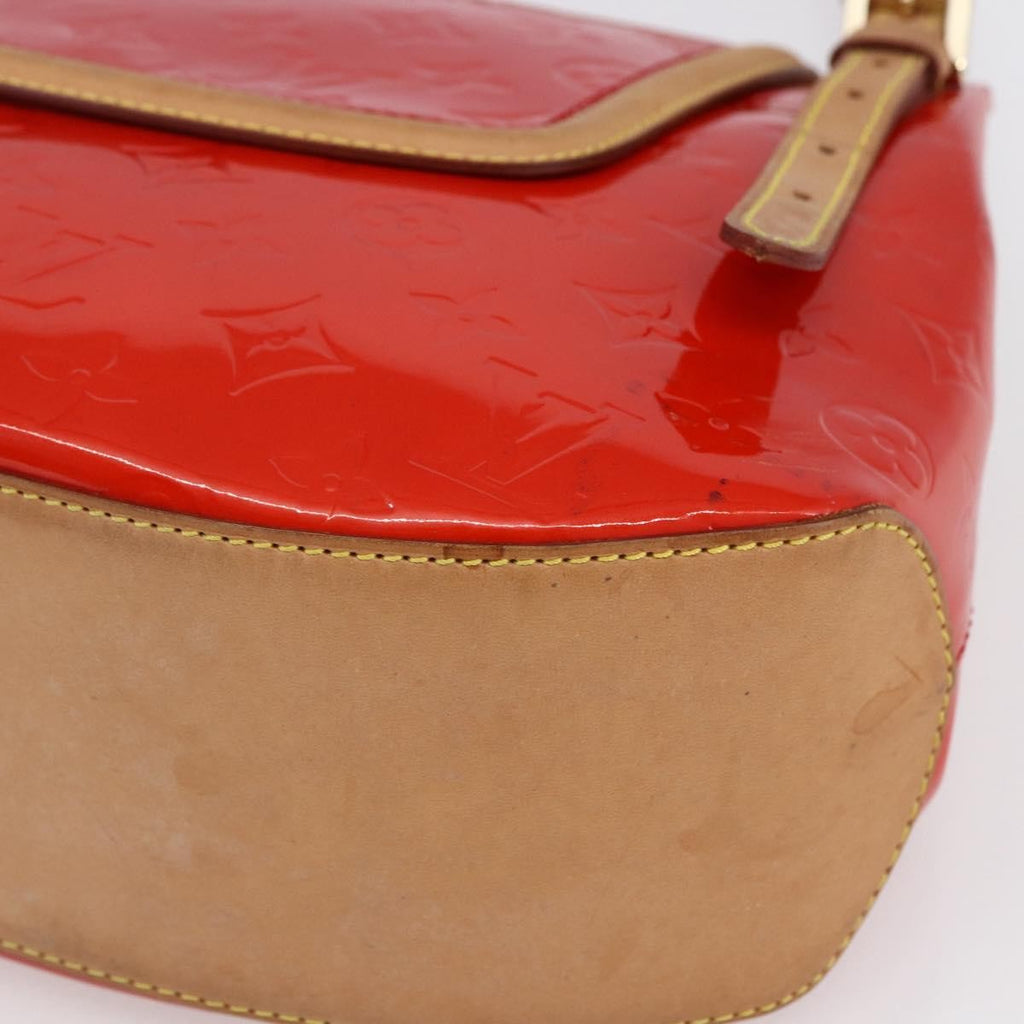 Louis Vuitton Biscayne Bay Handbag Monogram Vernis Red Patent_Leather Bag (Pre-Owned)