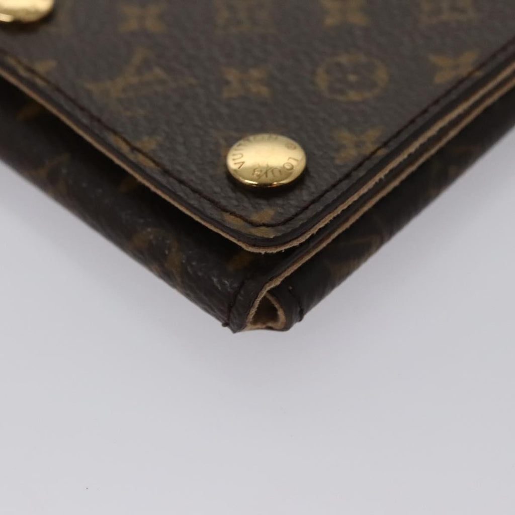 Louis Vuitton Case Jewelry Box Canvas Brown Canvas Wallets Accessory (Pre-Owned)