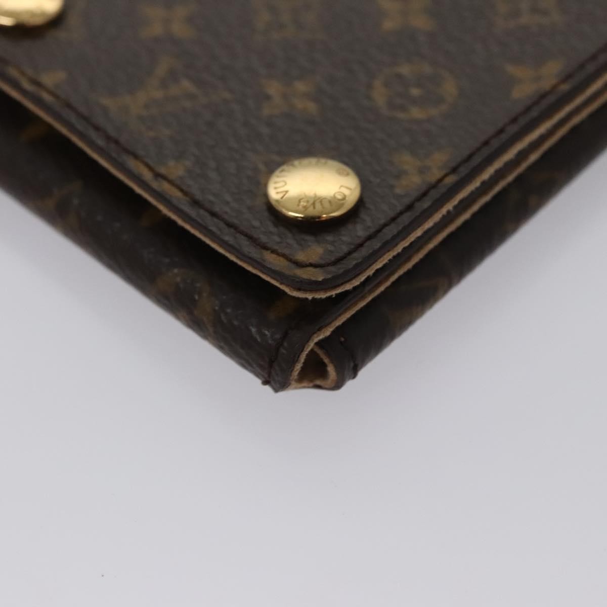 Louis Vuitton Case Jewelry Box Canvas Brown Canvas Wallets Accessory (Pre-Owned)