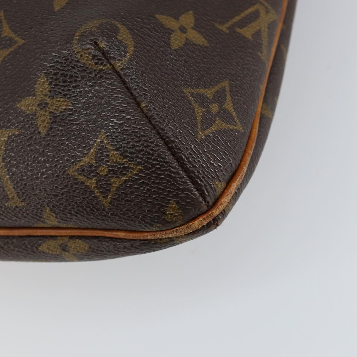 Louis Vuitton Musette Handbag Monogram Canvas Brown Canvas Shoulder Bag Bag (Pre-Owned)