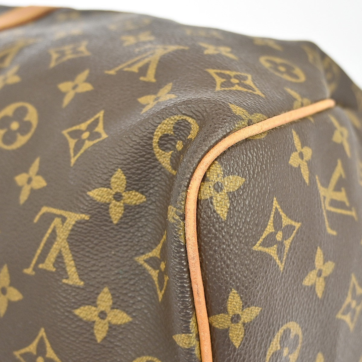 Louis Vuitton Keepall Bag Monogram Canvas Brown Canvas Travel Bag Bag (Pre-Owned)