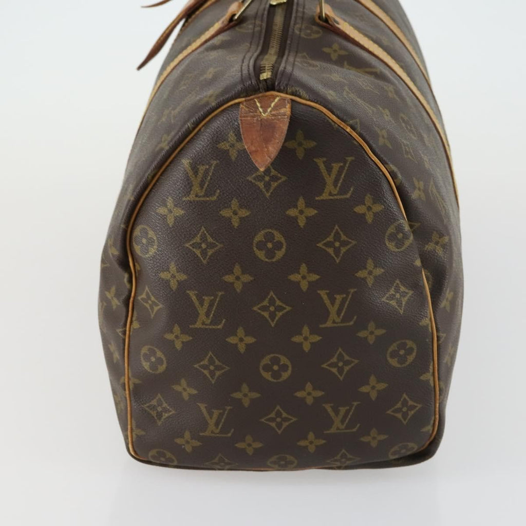 Louis Vuitton Keepall Bag Monogram Canvas Brown Canvas Travel Bag Bag (Pre-Owned)
