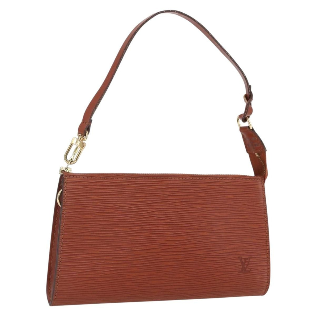 Louis Vuitton Pochette Accessoires Epi Leather Brown Leather Clutche & Pouche Bag (Pre-Owned)