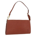 Louis Vuitton Pochette Accessoires Epi Leather Brown Leather Clutche & Pouche Bag (Pre-Owned)