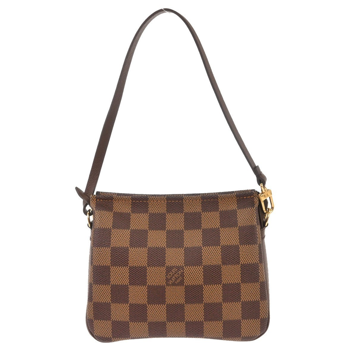 Louis Vuitton Trousse Make Up Bag Damier Canvas Brown Canvas Clutche & Pouche Bag (Pre-Owned)