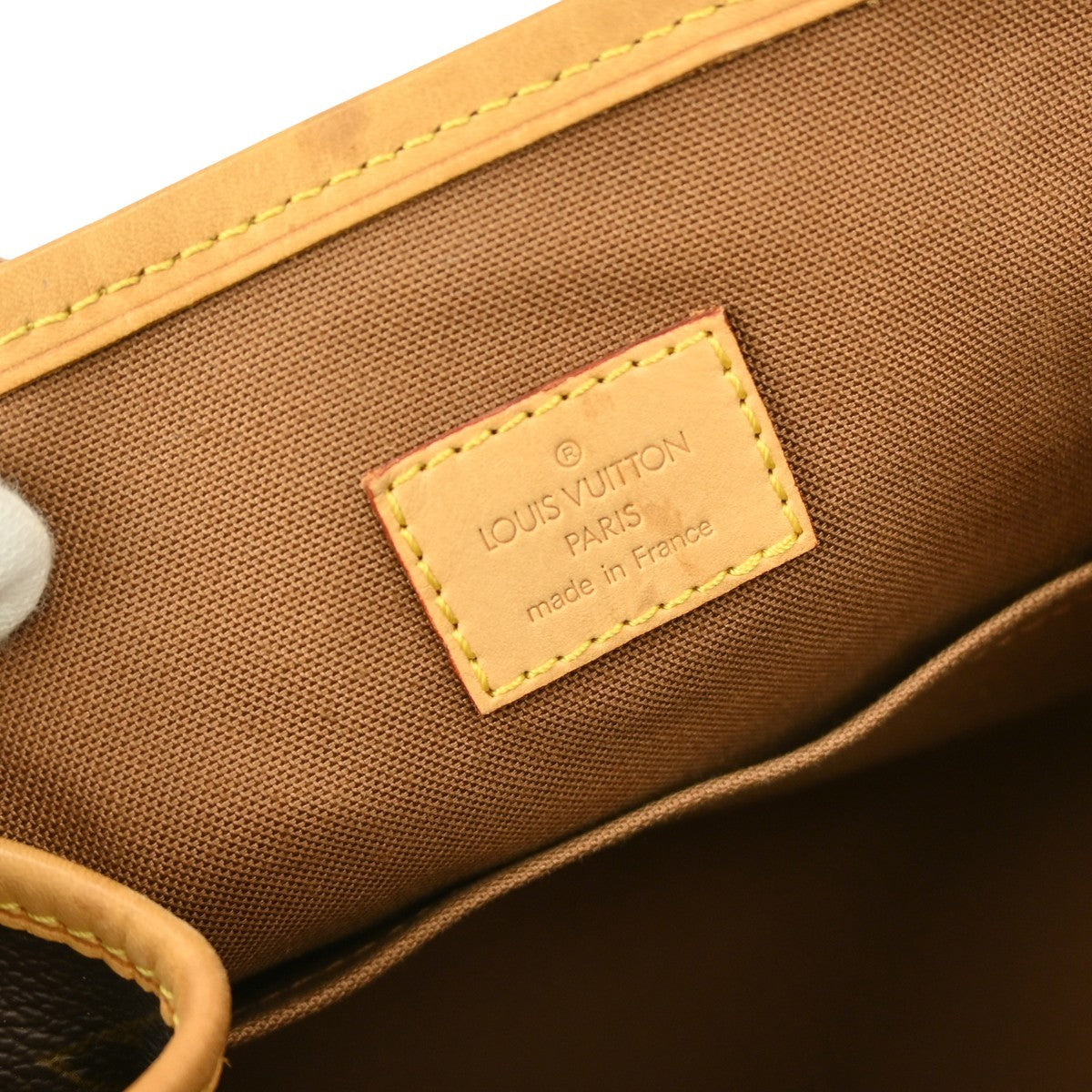 Louis Vuitton Batignolles Handbag Monogram Canvas Brown Canvas Tote Bag Bag (Pre-Owned)