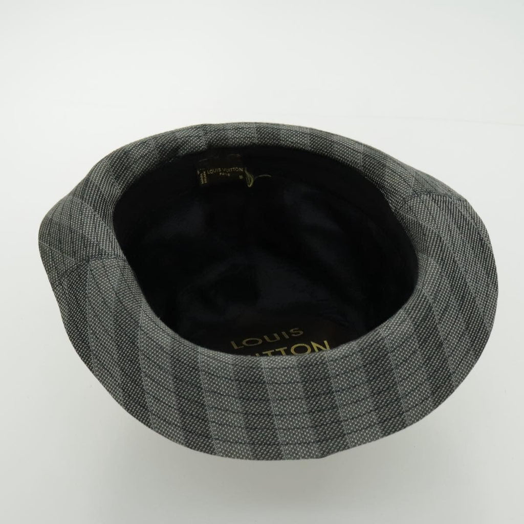 Louis Vuitton Lv Graphical Hat Cotton Gray Cotton Head Accessory Accessory (Pre-Owned)