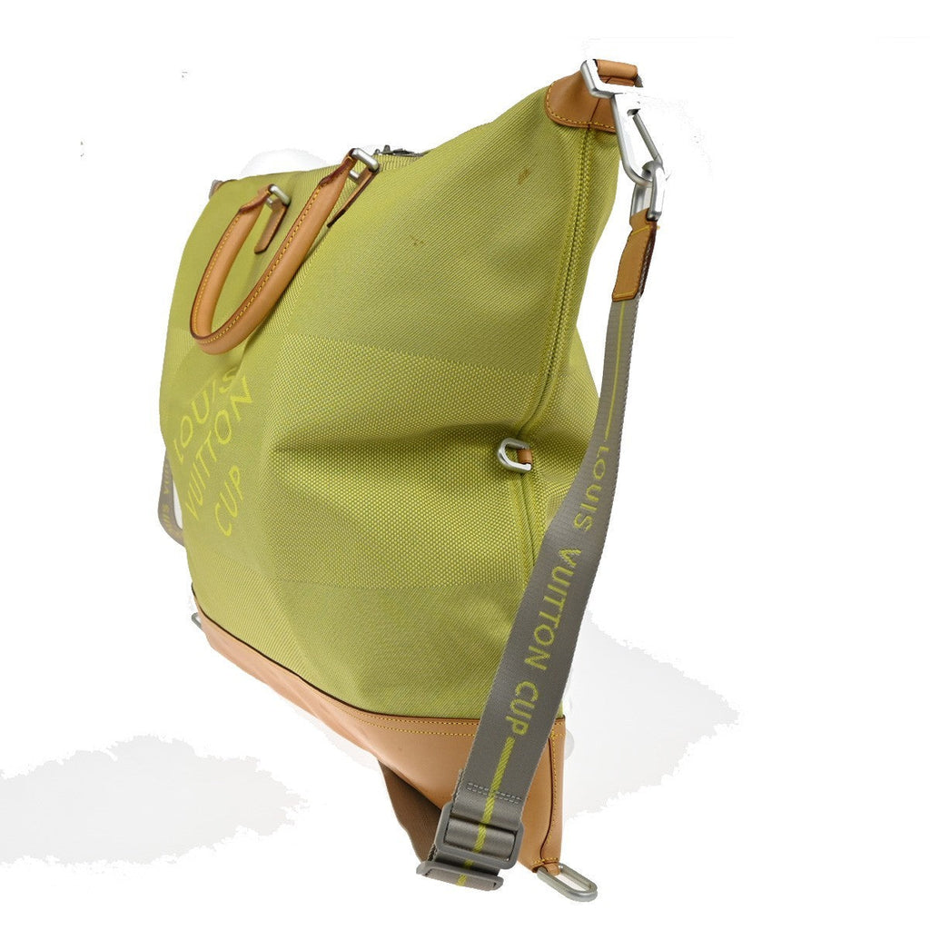 Louis Vuitton Cup Cube Bag Damier Geant Canvas Yellow Canvas Shoulder Bag Bag (Pre-Owned)