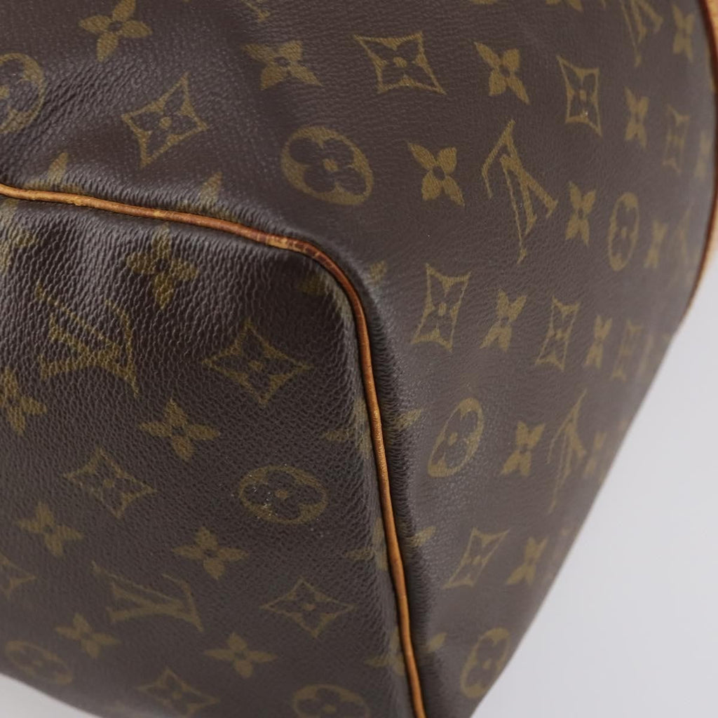 Louis Vuitton Keepall Bag Monogram Canvas Brown Canvas Travel Bag Bag (Pre-Owned)