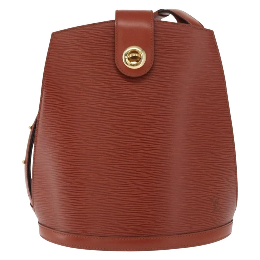 Louis Vuitton Cluny Shoulder Bag Epi Leather Brown Leather Shoulder Bag Bag (Pre-Owned)