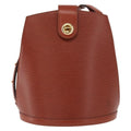 Louis Vuitton Cluny Shoulder Bag Epi Leather Brown Leather Shoulder Bag Bag (Pre-Owned)
