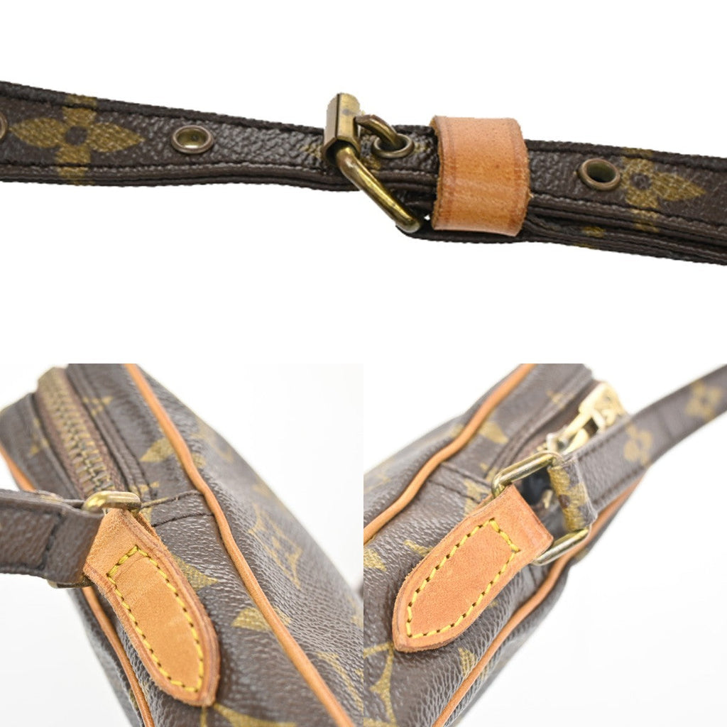 Louis Vuitton Danube Handbag Monogram Canvas Brown Canvas Clutche & Pouche Bag (Pre-Owned)