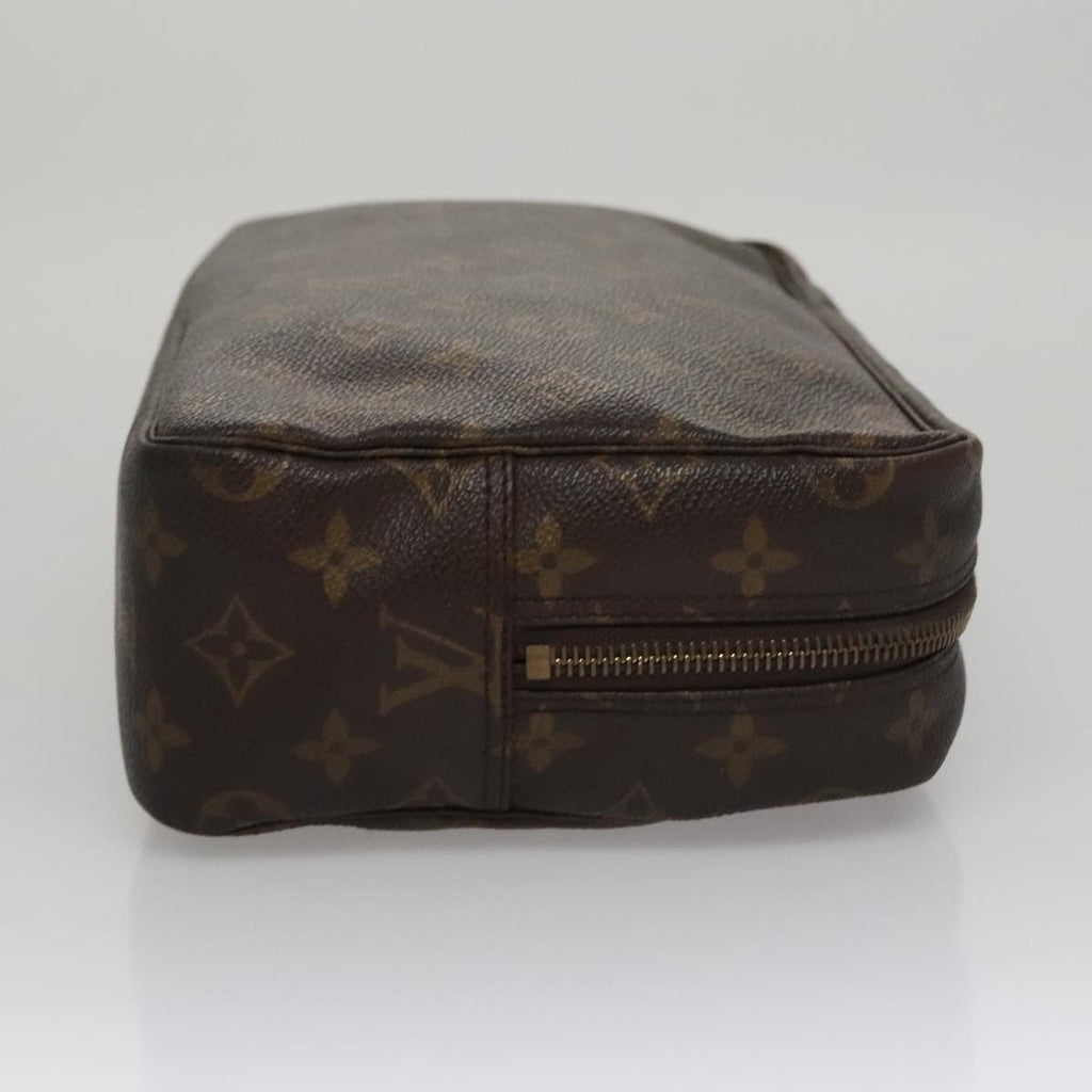 Louis Vuitton Trousse Toiletry Pouch Monogram Canvas Brown Canvas Toiletry Case Accessory (Pre-Owned)