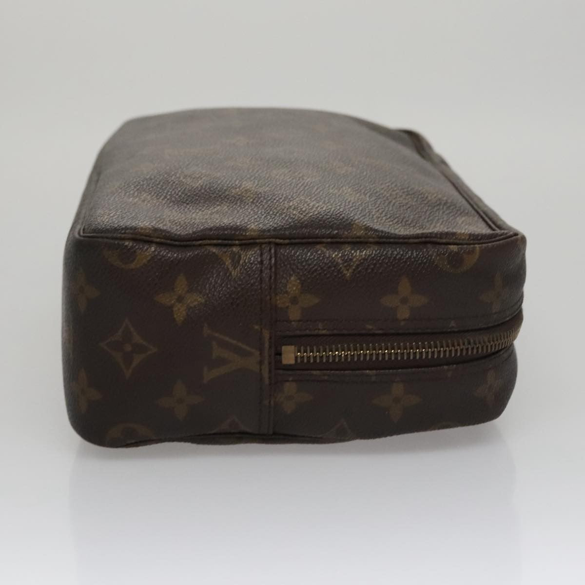 Louis Vuitton Trousse Toiletry Pouch Monogram Canvas Brown Canvas Toiletry Case Accessory (Pre-Owned)