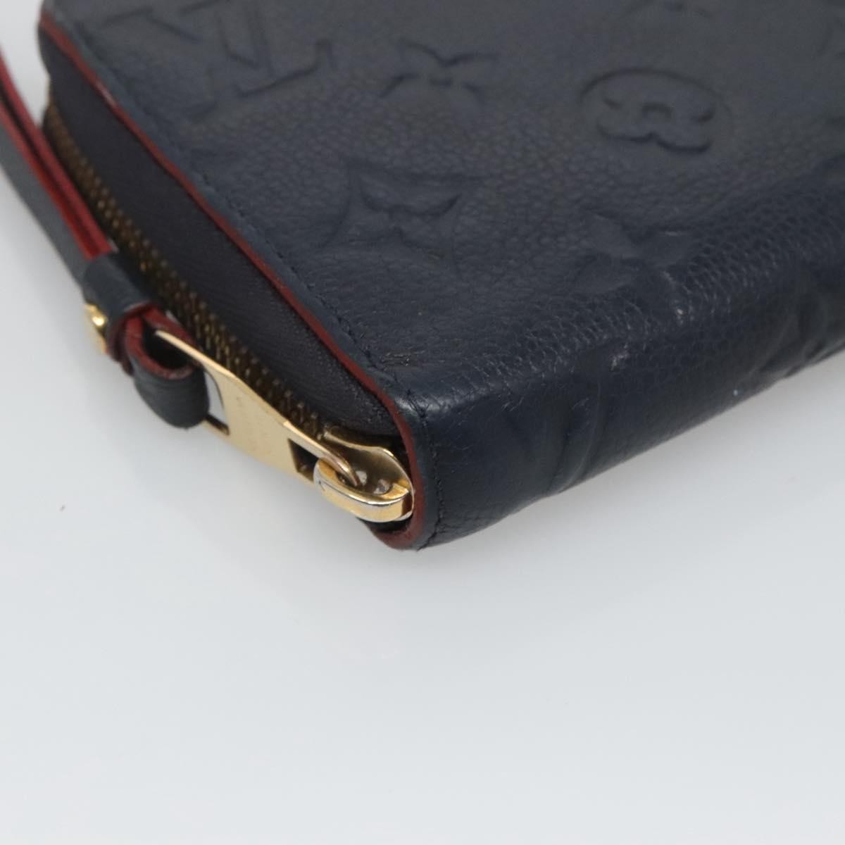 Louis Vuitton Portefeuille Zippy Monogramme Empreinte Monogramme Empreinte Navy Leather Wallets Accessory (Pre-Owned)