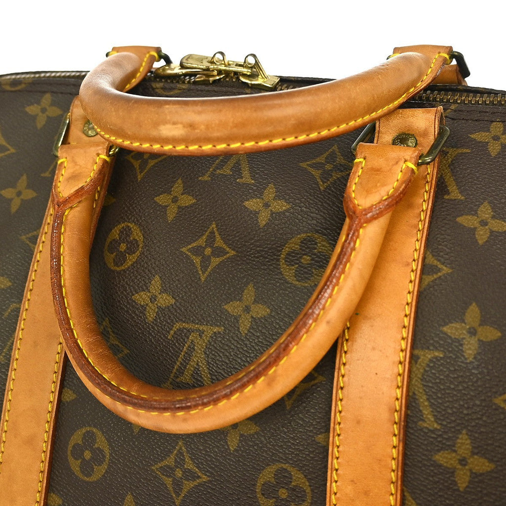 Louis Vuitton Keepall Bag Monogram Canvas Brown Canvas Travel Bag Bag (Pre-Owned)