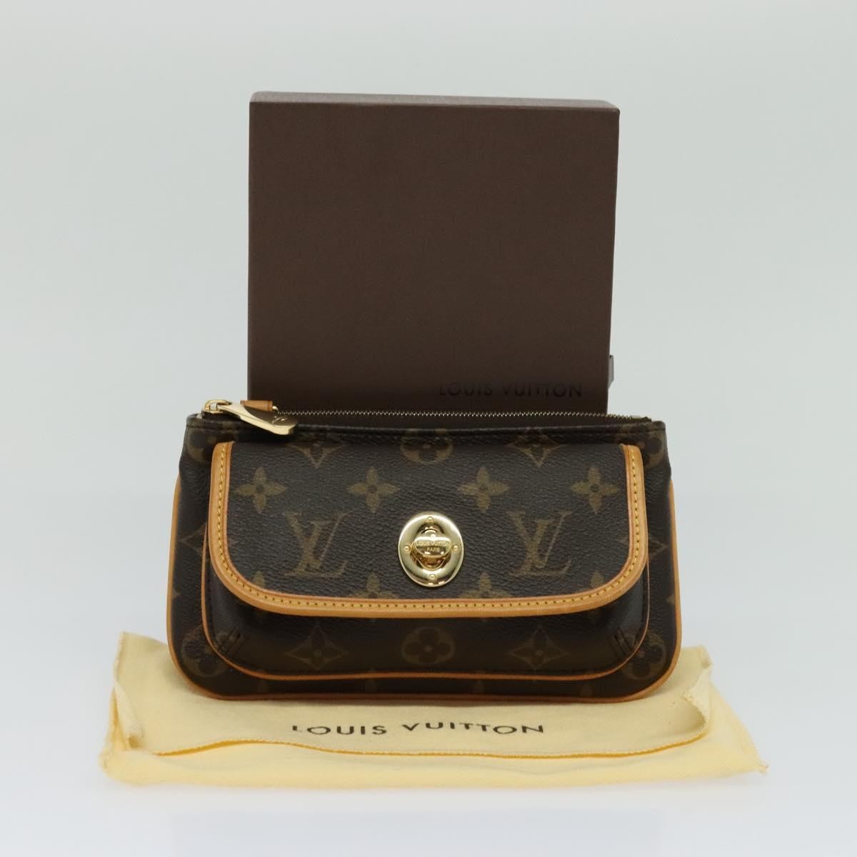 Louis Vuitton Tikal Wristlet Pochette Monogram Canvas Brown Canvas Bag (Pre-Owned)