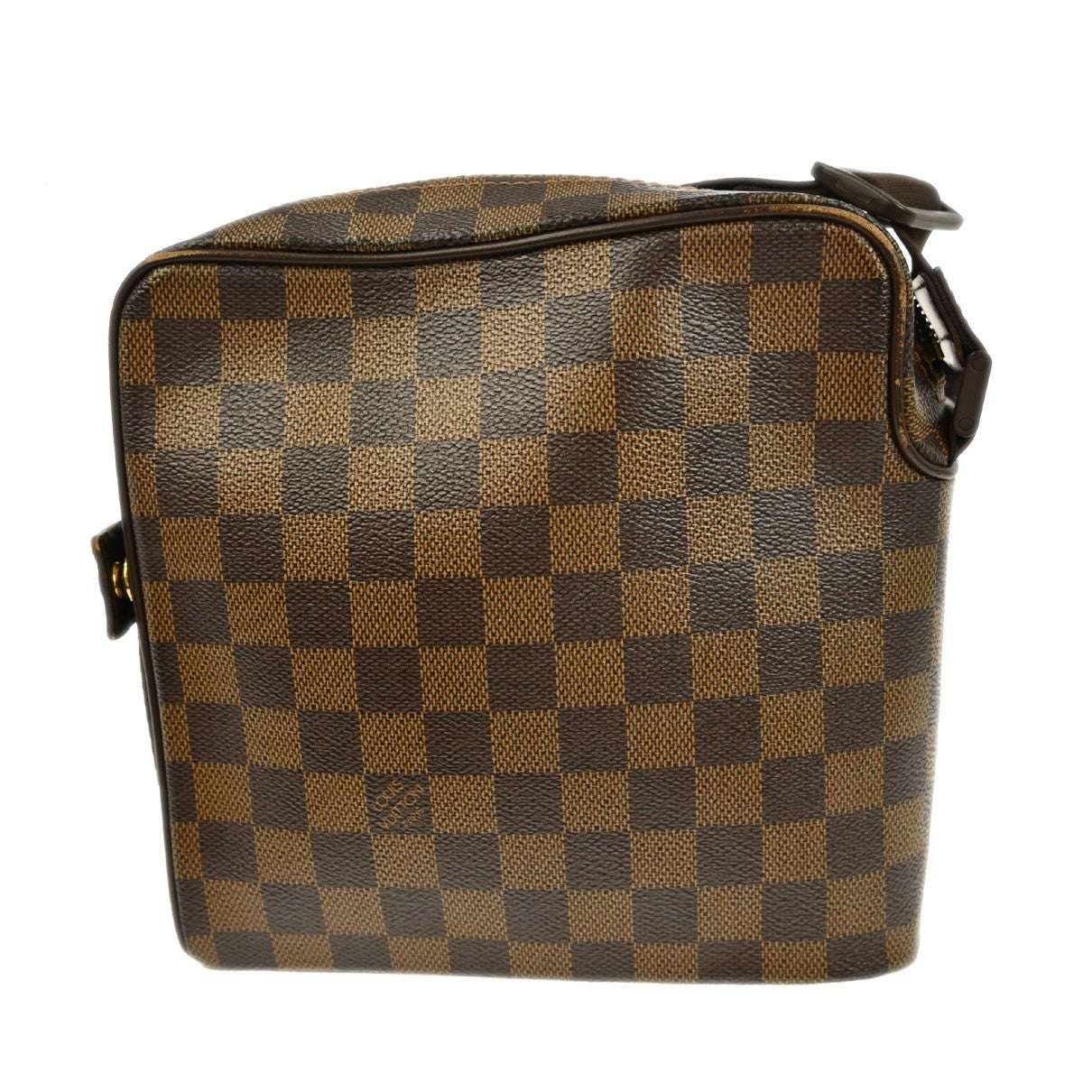 Louis Vuitton Olav Handbag Damier Brown Canvas Shoulder Bag Bag (Pre-Owned)