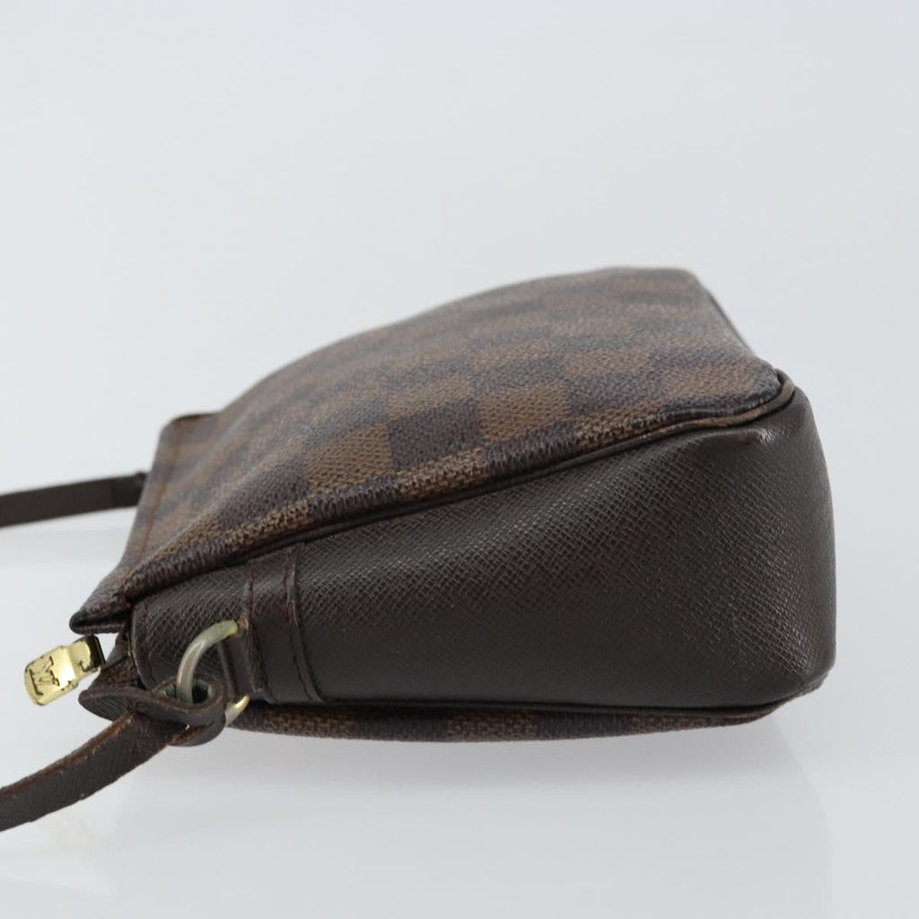 Louis Vuitton Trousse Make Up Bag Damier Canvas Brown Canvas Clutche & Pouche Bag (Pre-Owned)